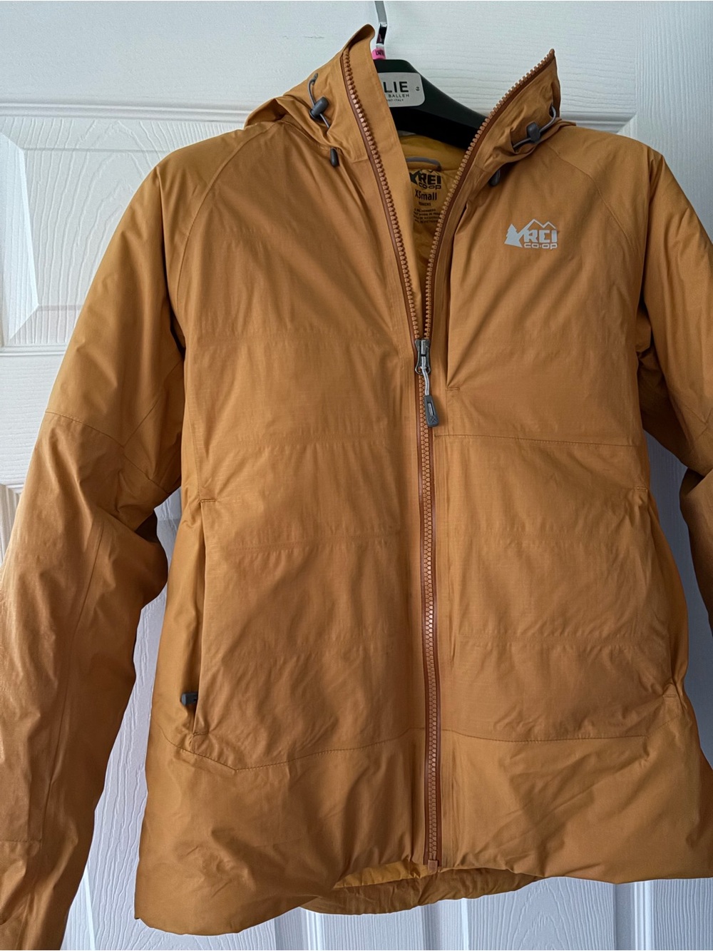 Unisex Insulated Hooded Jacket — Mustard Yellow